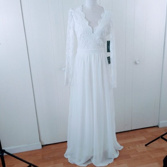 NWT boho lace Lulu's maxi dress - Picture 6 of 9